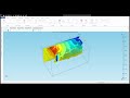 Velocity isosurfaces for flow over a cylinder using Comsol