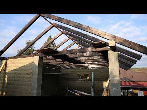 Fészer tető készítés