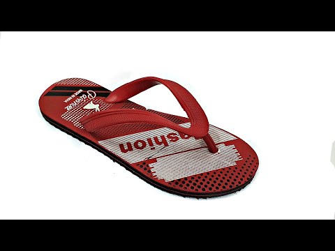 Hawaii Casual Wear Red Paironvee Rubber Hawai Slippers, Design/Pattern: Printed, Size: 6 X 10inch