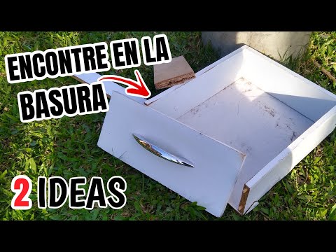 2 IDEAS PARA APROVECHAR CAJONES DE MADERA VIEJOS