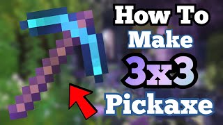 How to Make a 3x3 Pickaxe in Minecraft | Command Block Tutorial