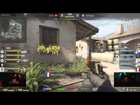 The Best CS: GO Deagle Ace Ever by EnVyUs Happy vs TSM on de_inferno at DreamHack Grand Finals