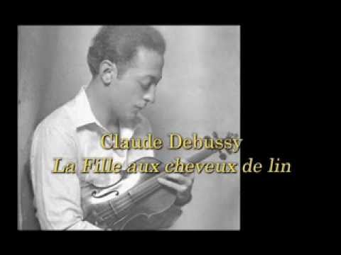 Jascha Heifetz Plays La Fille aux cheveux de lin from 3 recordings (Debussy)