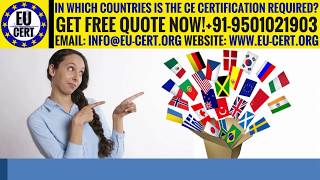 In Which Countries Is The CE Certification Required?