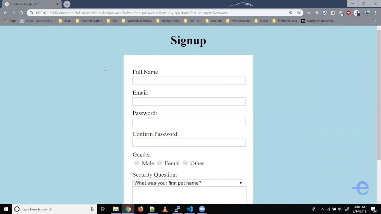 HTML - Form Methods: GET and POST