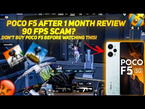 Poco F5 After 1 Month PUBG Review | Don't Buy? | Long Term Review For Gaming | POCO F5 PUBG TEST