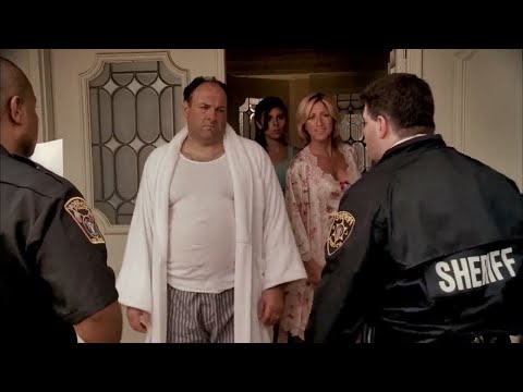Police Arrest Tony Soprano - The Sopranos HD