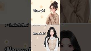 Download lagu 📚 Topper Girl vs 🎀 Normal Girl #shorts #vs #viral mp3