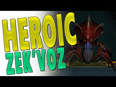 BfA Heroic Uldir: Zek'voz, Herald of N'zoth - Mistweaver Monk PoV | WoW: 8.0.1 Battle for Azeroth