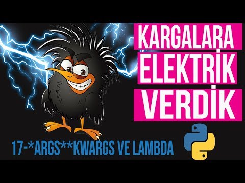 #python dersleri - KARGALARA ELEKTRİK VERDİK - PYTHON DERSLERİ 17