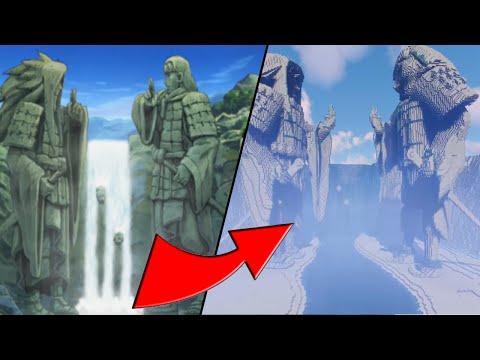 UNBELIEVABLE! Creating Anime's Biggest Statue in Minecraft!