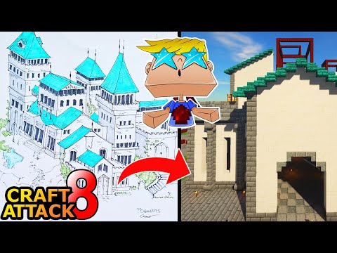 Build Pogwarts CASTLE! It's going to be HUGE... - Minecraft Craft Attack 8 #197