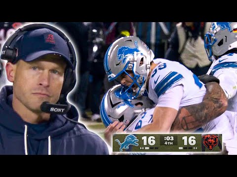WILL THE LIONS UPSET THEIR DIVISIONAL RIVAL?! Lions Vs Bears Week 18 Ending
