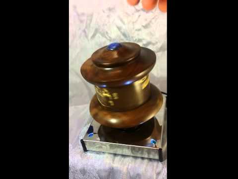 Levitating Prayer Wheel Spinning