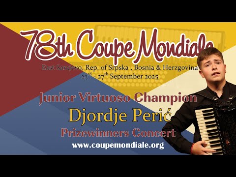 I Wish You Love by T. Dannon - Djordje Perić - Virtuoso Junior Champion - 78th Coupe Mondiale 2025