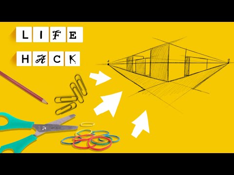 Perspektive zeichnen mit diesem Life-hack - deutsch Tutorial