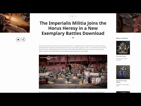 Heresy Thursday - April 20th 2023 - Imperialis Militia
