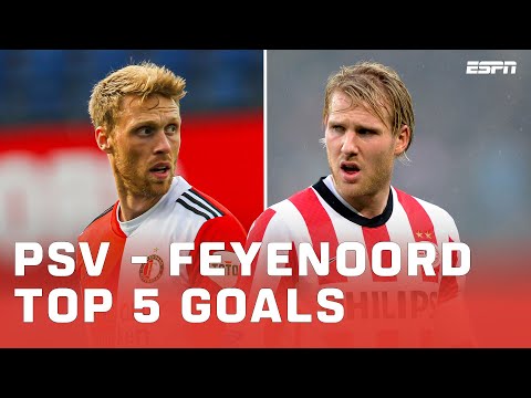TOP 5 GOALS | PSV - FEYENOORD ⚔️