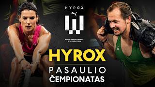 Varžėmės su stipriausiais pasaulio atletais | Hyrox Worlds 2026
