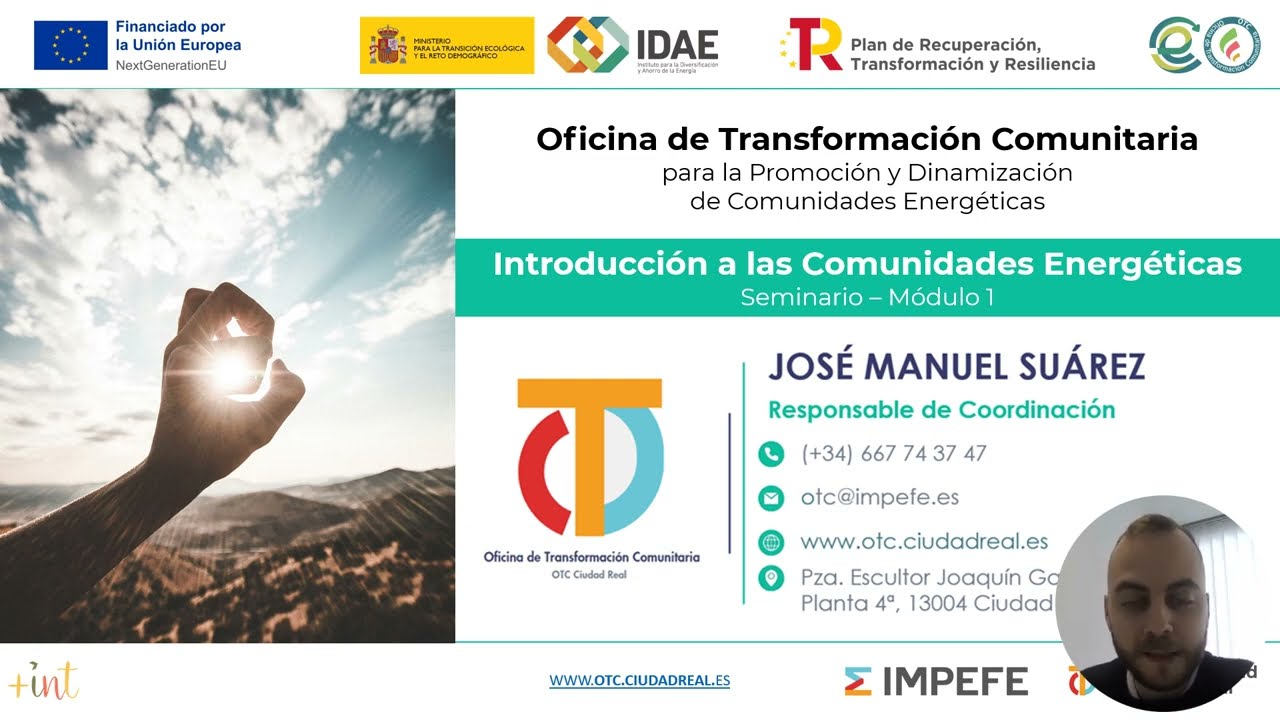 Webinar (1) - Introducción a las Comunidades Energéticas