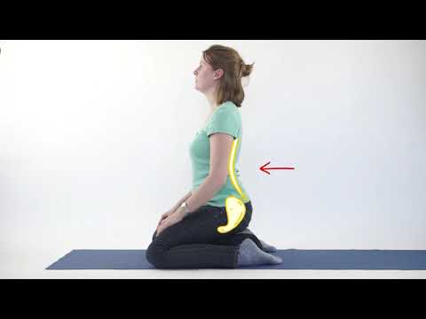 Pelvic rocking in the riding position for women