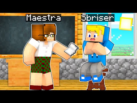 La MAESTRA Mi Mette La NOTA Su Minecraft VITA!