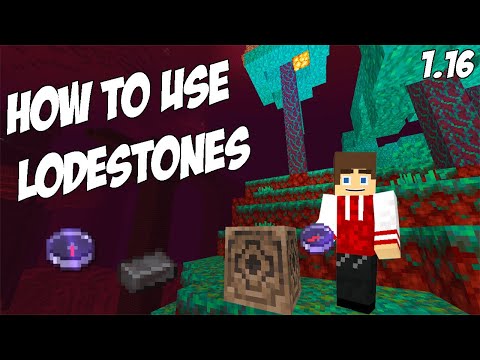 Minecraft 1.16 How to use Lodestone Blocks
