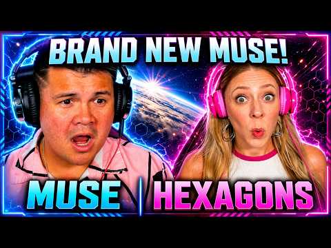 BRAND NEW MUSE! Reaction to "MUSE - Hexagons (Official Visualiser)" | THE WOLF HUNTERZ Jon and Dolly