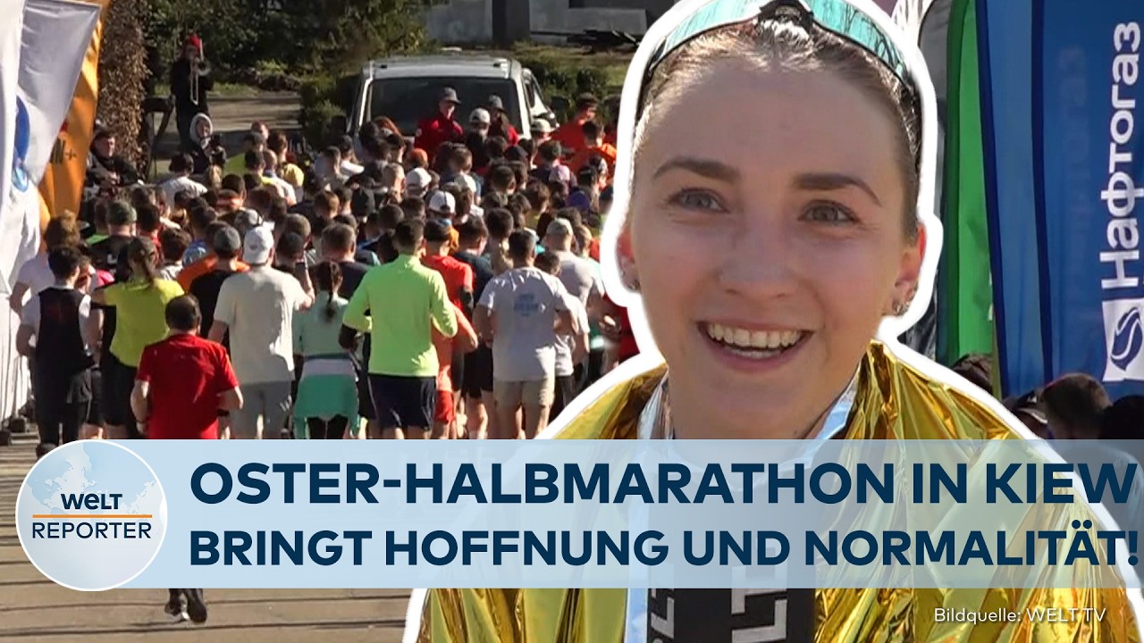 KIEW: "Immer wieder gab es Herausforderungen!" Ukrainischer Halbmarathon trotz Raketen und Drohnen!