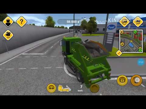 Construction simulator 2014 escavando o solo #jogo de Android
