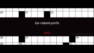 Ear-related prefix Crossword Clue Solution