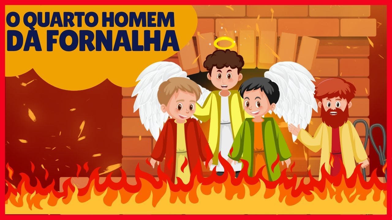 SADRAQUE, MESAQUE E ABEDE-NEGO NA FORNALHA - HISTÓRIA BÍBLICA INFANTIL