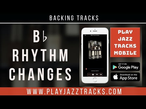 Bb Rhythm Changes - Jazz Organ and Drums Backing Track
