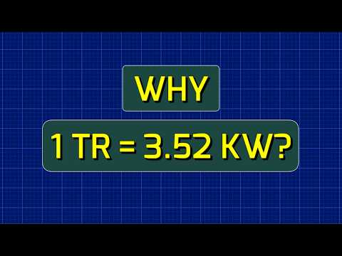 Why 1 TR = 3.52 KW? Explained Clearly | Cooling Capacity KW