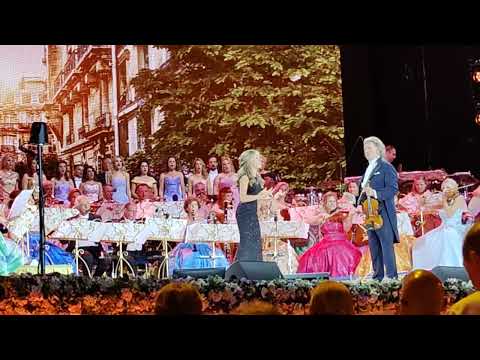 Emma, Andre Rieu concert in Malta 2023 with .