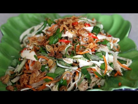 CHICKEN SALAD - GOI GA BAP CAI | Helen's Recipes