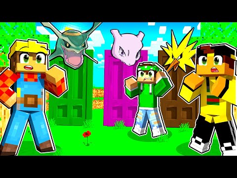 POKEMON NOOB vs PRO vs LEGENDARY with MY FRIENDS ON MINECRAFT!!