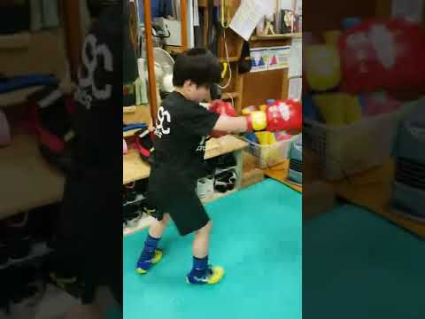 キッズボクシング🥊　8歳　10歳　11歳　練習風景🥊　スパーリング前の…。　#shorts　#short　#boxing　#boxer　#ボクシング　#kidsboxing