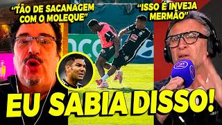 OLHA A REAÇÃO DO NETO E DO CASAGRANDE A ENTRADA CRIMINOSA DO CASEMIRO NO ENDRICK!
