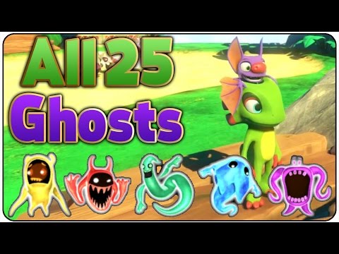 Yooka-Laylee - All 25 Ghost Locations