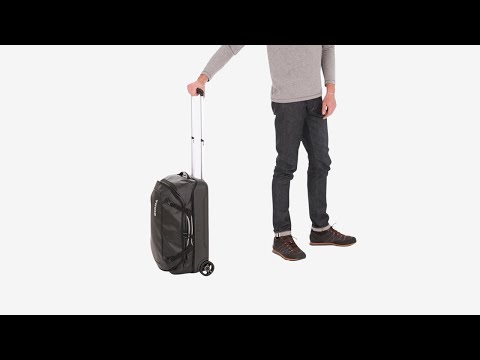 Kelioninis Thule | Carry-on Wheeled Duffel Suitcase, 55cm | Chasm | Luggage | Atsparus vandeniui | Juodas video