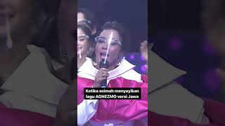 Download lagu Ketika soimah nyanyi Lagu  nya Agnez Mo versi jawa #shorts mp3