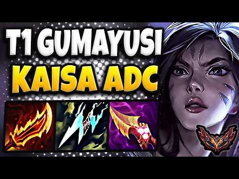 T1 Gumayusi Kaisa vs Xayah ADC [ TripleKill ] Korea Grandmaster Patch 14.15 ✅