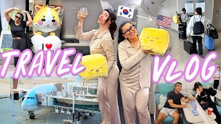The Vlog Where Alisha and Remi Travel Back to LA!!  *flying korean air first class!!*