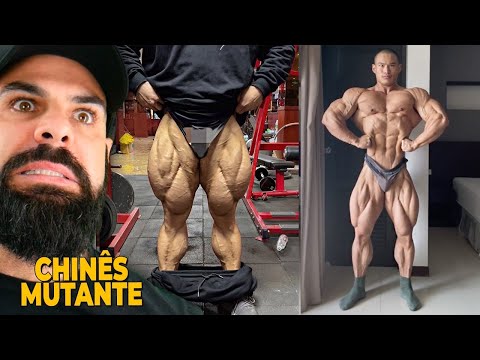 REAGINDO AO TREINO E O SHAPE DO CHINÊS QUE BUGOU O BODYBUIDING MUNDIAL