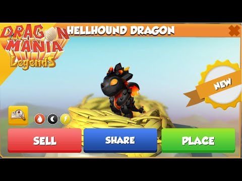 Hatching Hellhound dragon , Gameplay,Dragon Mania Legends -part 559