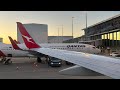 QANTAS 737 800 Pushback Taxi And Takeoff From Sydney QF413 SYD MEL