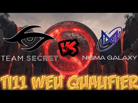 Team Secret  vs Nigma Galaxy | WEU TI QUALIFIER LOWER BRACKET QUARTERFINALS