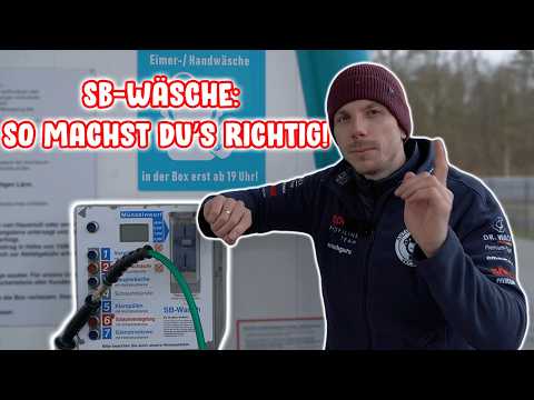 Winter-Autowäsche an der SB-Waschbox ❄️ So wird dein Auto sauber!