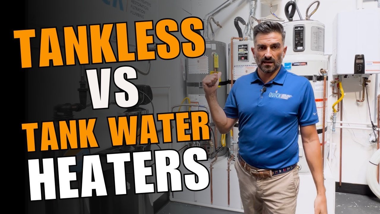 Tank vs Tankless Water Heater Comparison